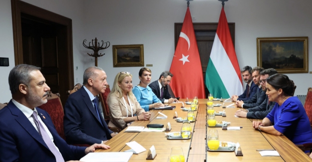 Cumhurbaşkanı Erdoğan, Macaristan Cumhurbaşkanı Novak İle Bir Araya Geldi