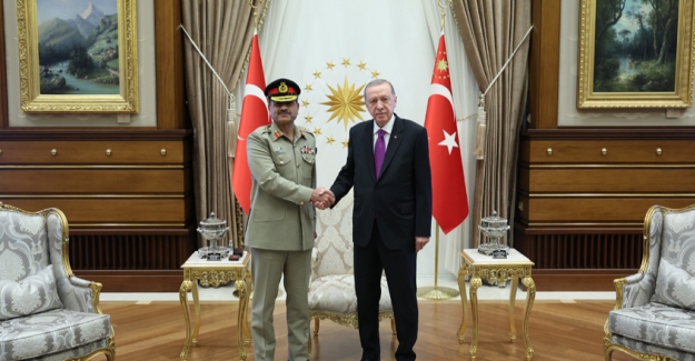 Cumhurbaşkanı Erdoğan, Pakistan Kara Kuvvetleri Komutanı Munir’i Kabul Etti