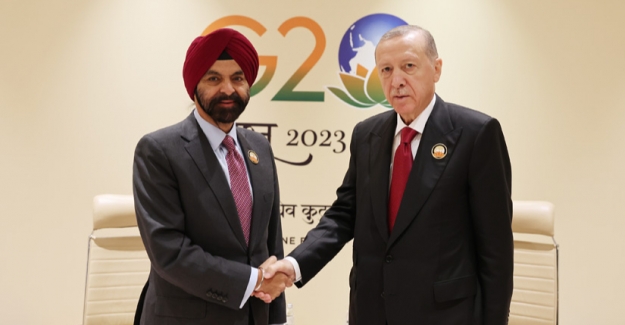 Cumhurbaşkanı Erdoğan, Dünya Bankası Başkanı Banga ile Görüştü