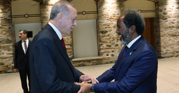 Cumhurbaşkanı Erdoğan, Somali Cumhurbaşkanı Mahmud ile Görüştü