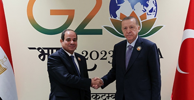 Cumhurbaşkanı Erdoğan, Mısır Cumhurbaşkanı Abdulfettah es-Sisi ile Görüştü