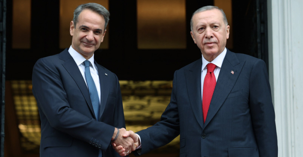 Cumhurbaşkanı Erdoğan, Yunanistan Başbakanı Miçotakis ile Görüştü