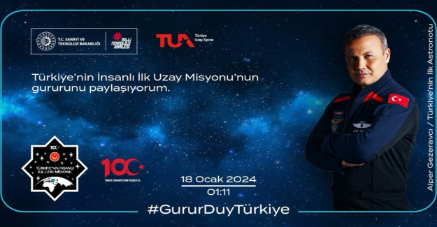Türkiye’nin İnsanlı İlk Uzay Misyonu İçin “Uzay Hatırası”