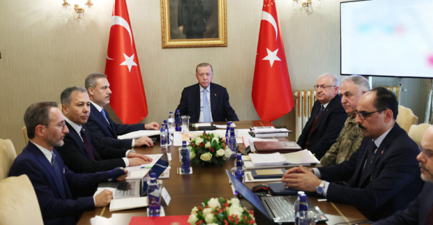 Cumhurbaşkanı Erdoğan Güvenlik Toplantısına Başkanlık Etti