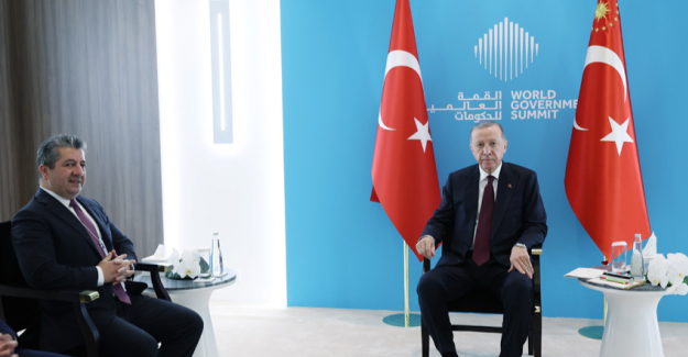 Cumhurbaşkanı Erdoğan, IKBY Başbakanı Barzani ile Görüştü