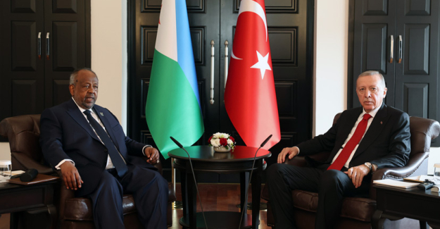 Cumhurbaşkanı Erdoğan, Cibuti Cumhurbaşkanı Guelleh ile Görüştü