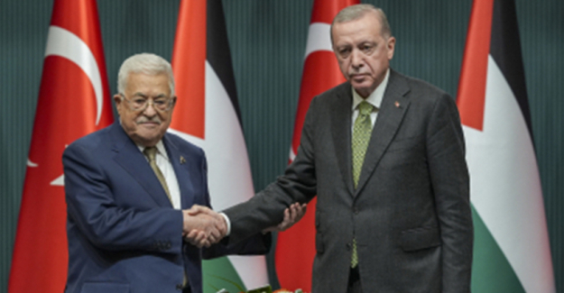 Cumhurbaşkanı Erdoğan, Filistin Devlet Başkanı Abbas ile Telefonda Görüştü
