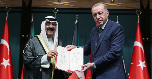 Kuveyt Emiri el Sabah’a Devlet Nişanı Tevcih Edildi