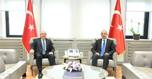 Millî Savunma Bakanı Güler, Ulaştırma Ve Altyapı Bakanı Uraloğlu’nu Ziyaret Etti