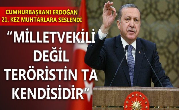 Cumhurbaşkanı Erdoğan 21. Muhtarlar Toplantısında Konuştu