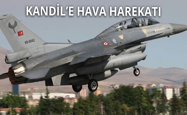 Türk Jetlerinden Kandil'e Hava Harekatı