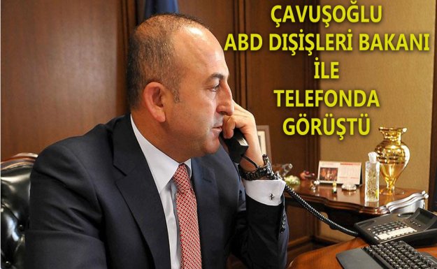 Çavuşoğlu, ABD'li Mevkidaşı Kerry ile telefonda görüştü