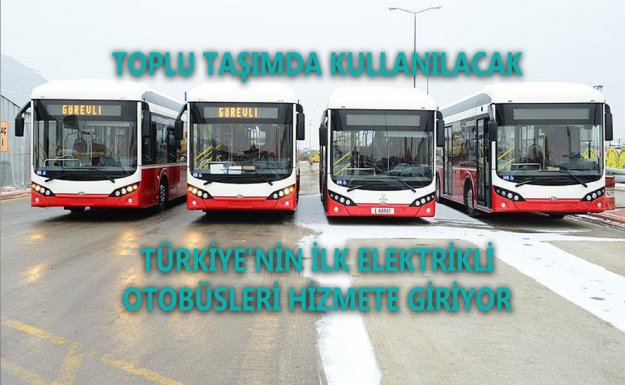 Konya'da İlk Elektrikli Otobüsler Hizmete Girecek