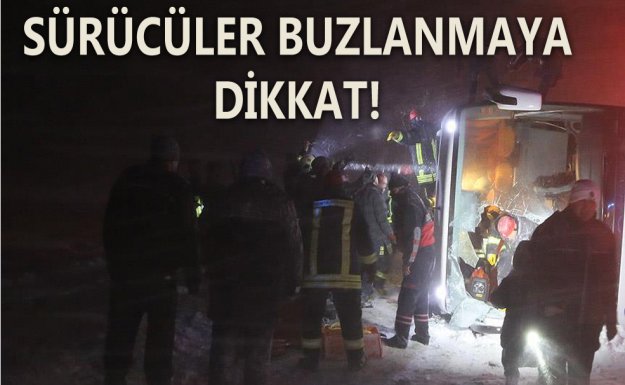 Kayseri'de Aynı Bölgede 2 Yolcu Otobüsü Devrildi : 69 Yaralı