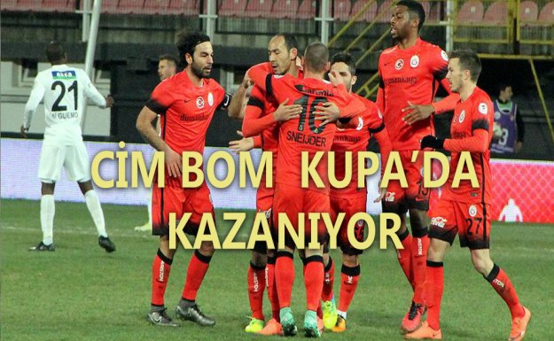 Galatasaray Kupa'da Akhisar Belediyespor'u 2-1 Yendi