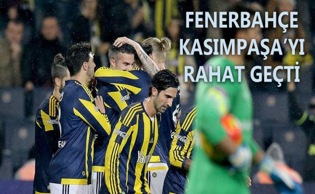 Fenerbahçe Kasımpaşa'yı 3-1 Yendi