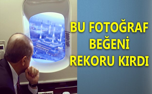 Cumhurbaşkanı Erdoğan'ın Fotoğrafı Beğeni Rekoru Kırdı