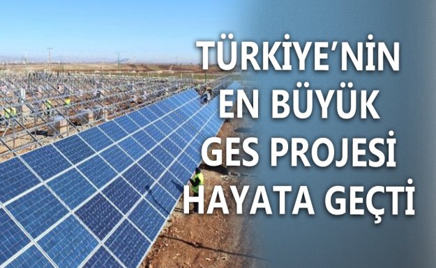 Türkiye'nin En Büyük Güneş Enerji Santrali Adıyaman'a Kuruldu