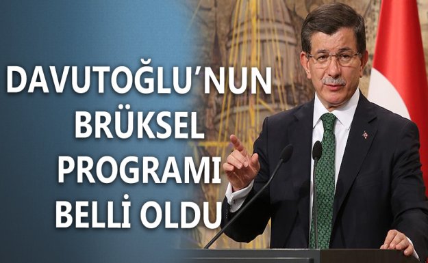Davutoğlu'nun Brüksel Programı