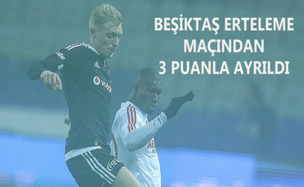 Beşiktaş Erteleme Maçında Mersin İdmanyurdu'nu 1-0 Yendi