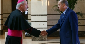 Erdoğan Vatikan Büyükelçisi Russell İle Görüştü