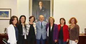 CHP Kadın Kolları Başkanı Köse Büyükerşen’i Ziyaret Etti
