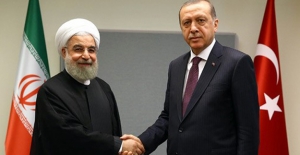 Cumhurbaşkanı Erdoğan, İran Cumhurbaşkanı Ruhani ile Görüştü