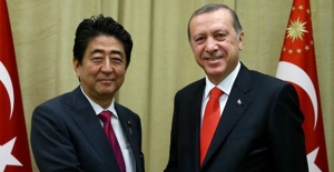 Cumhurbaşkanı Erdoğan, Japonya Başbakanı Abe’yi Kabul Etti
