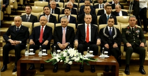 Cumhurbaşkanı Erdoğan, AYM'de Düzenlenen Ant İçme Törenine Katıldı
