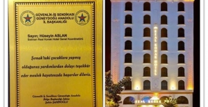 Real Konak Hotel Genel Koordinatörü Hüseyin Aslan'a Anlamlı Plaket