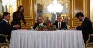 Türkiye ile Rusya arasında, Türk Akımı Doğal Gaz Boru Hattı Projesi Anlaşması İmzalandı