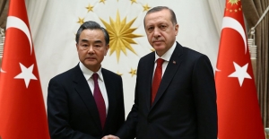 Cumhurbaşkanı Erdoğan, Çin Dışişleri Bakanı Wang Yi'yi Kabul Etti