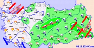 İç Ve Doğu Anadolu'da Yoğun Kar Yağışı Uyarısı