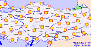 Orta ve Doğu Karadeniz İçin Yoğun Kar Yağışı Uyarısı