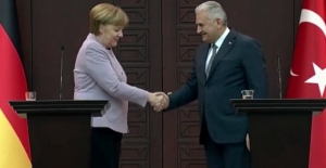 Başbakan Yıldırım ile Almanya Başbakanı Merkel Görüşmesi Başladı