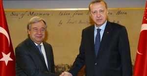 Cumhurbaşkanı Erdoğan, BM Genel Sekreteri Guterres'i Kabul Etti