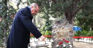 Cumhurbaşkanı Erdoğan, Alparslan Türkeş'in Kabrini Ziyaret Etti