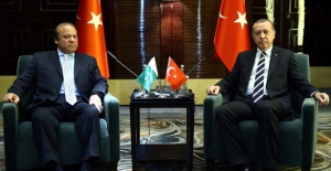Cumhurbaşkanı Erdoğan, Pakistan Başbakanı Şerif’i Kabul Etti