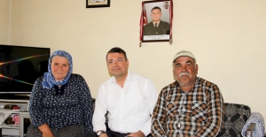Başkan Turgut'tan Şehit Ailelerine Ziyaret
