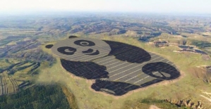 Çin'de Panda Biçiminde Güneş Enerjisi Santrali