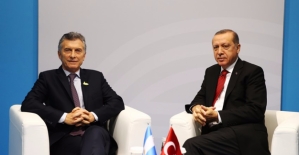 Cumhurbaşkanı Erdoğan, G20 Vesilesiyle Arjantin Devlet Başkanı Macri  ile Bir Araya Geldi