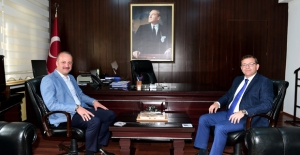 Başkan Akgül'den Yeni Kaymakam Polat'a Hayırlı Olsun Ziyareti