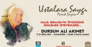 Beşiktaş Belediyesi’nin Ustalara Saygı Etkinlikleri Dursun Ali Akınet İle Devam Ediyor