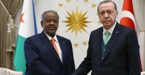Cumhurbaşkanı Erdoğan Cibuti Cumhurbaşkanı Guelleh İle Görüştü
