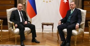 Cumhurbaşkanı Erdoğan İle Putin Görüşmesi Sona Erdi