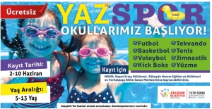 Ataşehir’de Yaz Spor Okulları Başlıyor