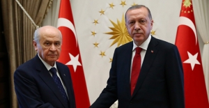 Cumhurbaşkanı Erdoğan MHP Lideri Bahçeli Görüşmesi Sona Erdi