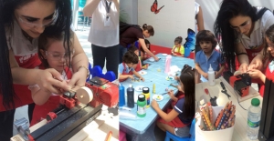 Çocuklar Bilkent Center’da Topaç Yapmayı Öğrendi