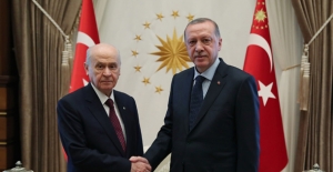 Cumhurbaşkanı Erdoğan Bahçeli’yi Kabul Etti