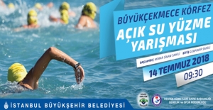 İstanbul Büyükşehir Belediyesi Büyükçekmece Körfezi'nde Yüzme Yarışı Düzenliyor